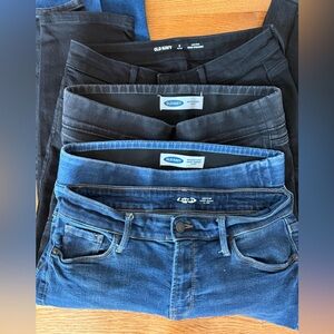 Lot of 4 Old Navy Women's Jeans - size 6 Petite